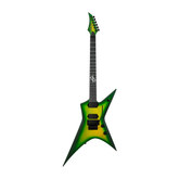 Solar X1.6FRLB Electric Guitar - Flame Lime Burst Matte